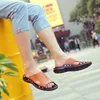 Genuine Cow Leather Slippers Couple Outdoor Non-slip Men Women Home Fashion Casual Single Shoes PVC Soft Soles Spring Summer ► Photo 3/6