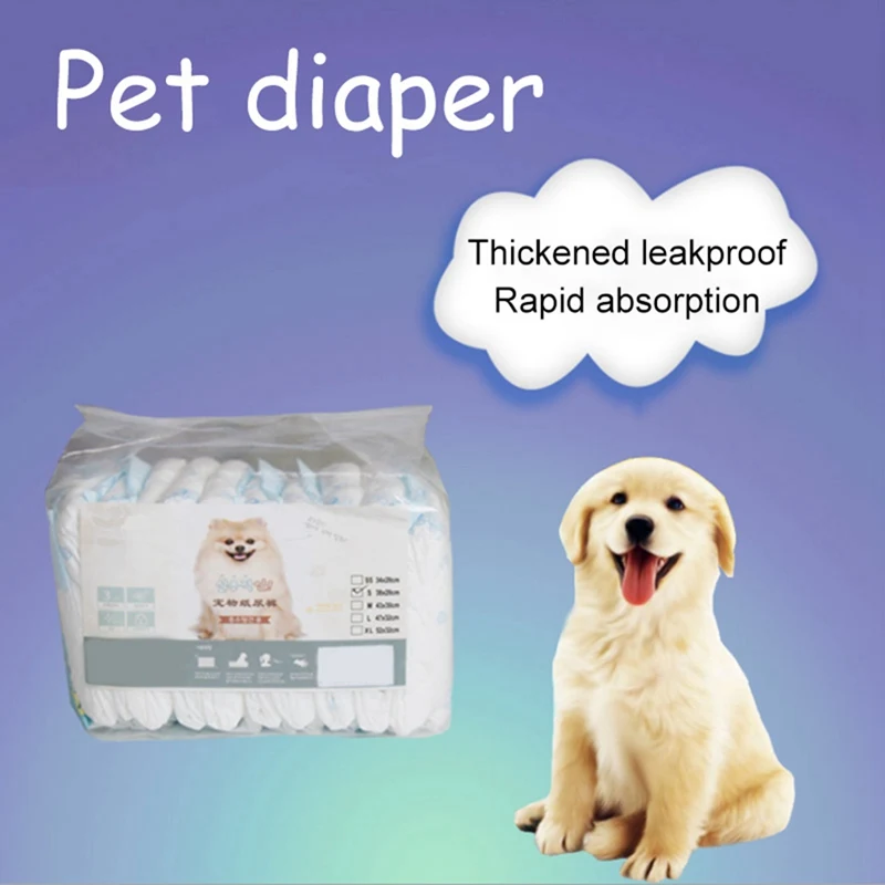 dog diaper disposable Diaper Shorts Thickened Leakproof Rapid Absorption Super Soft Puppy Care Supplies Diapers Female Dog