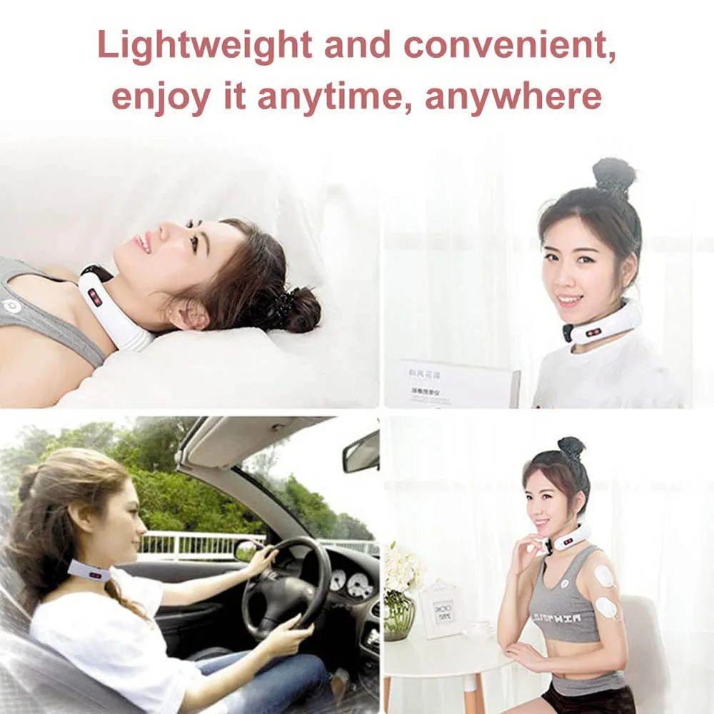 Массажер для шеи с зарядкой от USB портативный Электрический аппарат облегчения