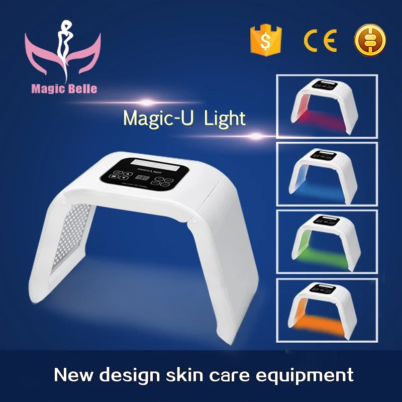 New technology PDT Led Light Machine 7 Colors Acne Treatment Face ltightening Skin Rejuvenation Light Therapy