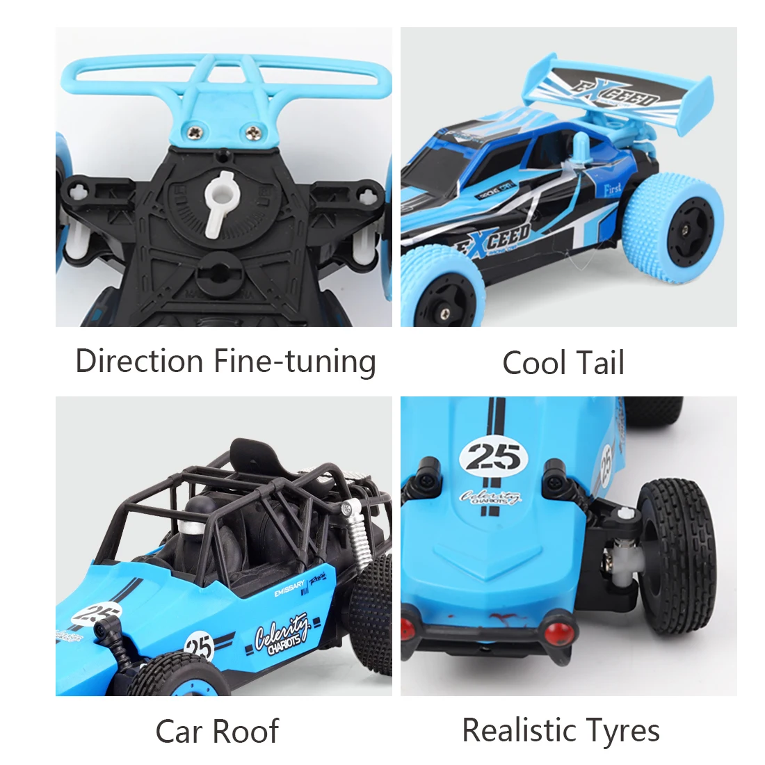 JJRC 1:20 2,4G пульт дистанционного управления гоночный автомобиль внедорожник-Q72 зеленый
