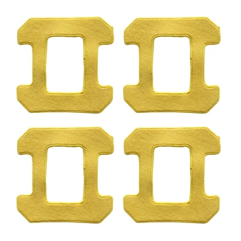 

4 Pieces Yellow Durable Replacements Mop Cloths For HOBOT 268 Replacement Wet Mop Cleaning Cloth Wipes Cleaning Cloths Household