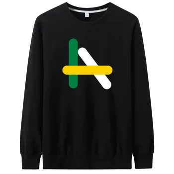 

2020 Autumn New Men Simple Cotton Round Neck Sports Casual Sweater Fashion Letter Printing Loose Plus Size Tops Free Shipping