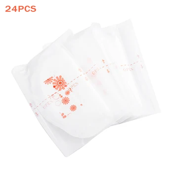 

24pcs/set Leakproof Nursing Bra Baby Feeding Breathable Milk Spill For Galactorrhea Pregnant Women Anti Overflow Breast Pad Home