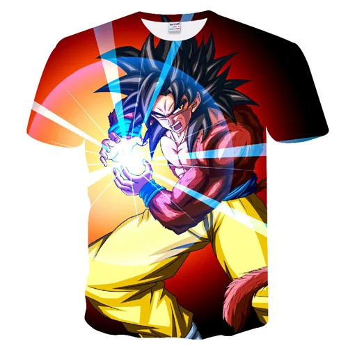 Новинка Мужская 3D футболка Dragon Ball Z Ultra Instinct Goku Super Saiyan God Blue Vegeta летняя футболка с рисунком Топы - Цвет: TX-303