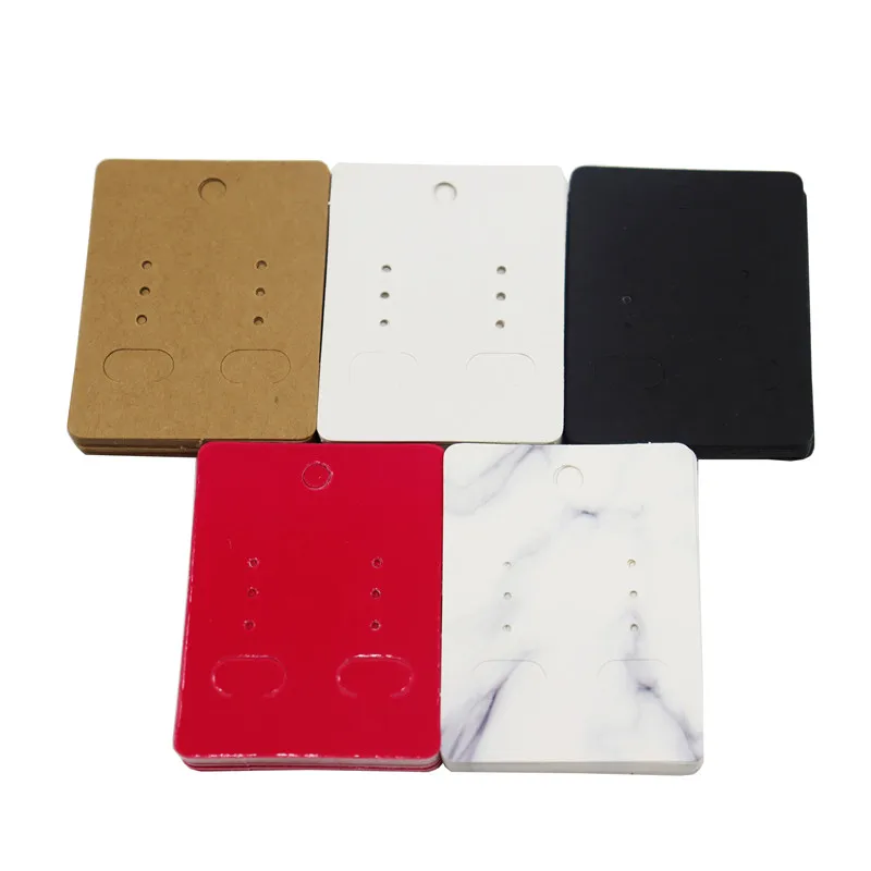 

6,5*5 см 100 шт./лот серьги-гвоздики из крафтовой бумаги, подвесная бирка для ювелирных изделий, витрина для сережек, бирка из крафт-бумаги, подвесные ценники