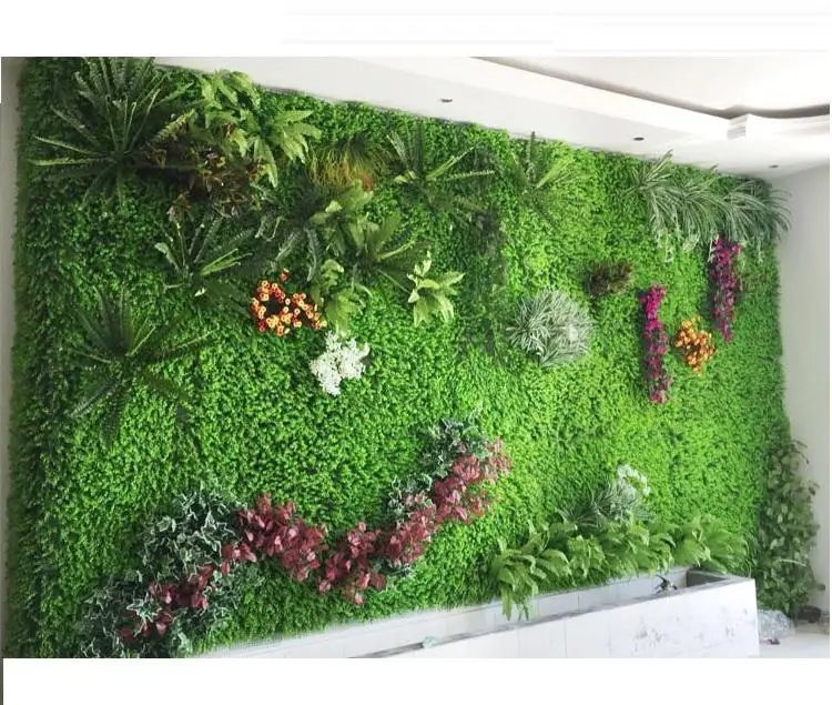 New Artificial Plant Wall Eucalyptus Wall Plant Vertical Garden Fake Wall Shop Sign Image Wall Home Decor