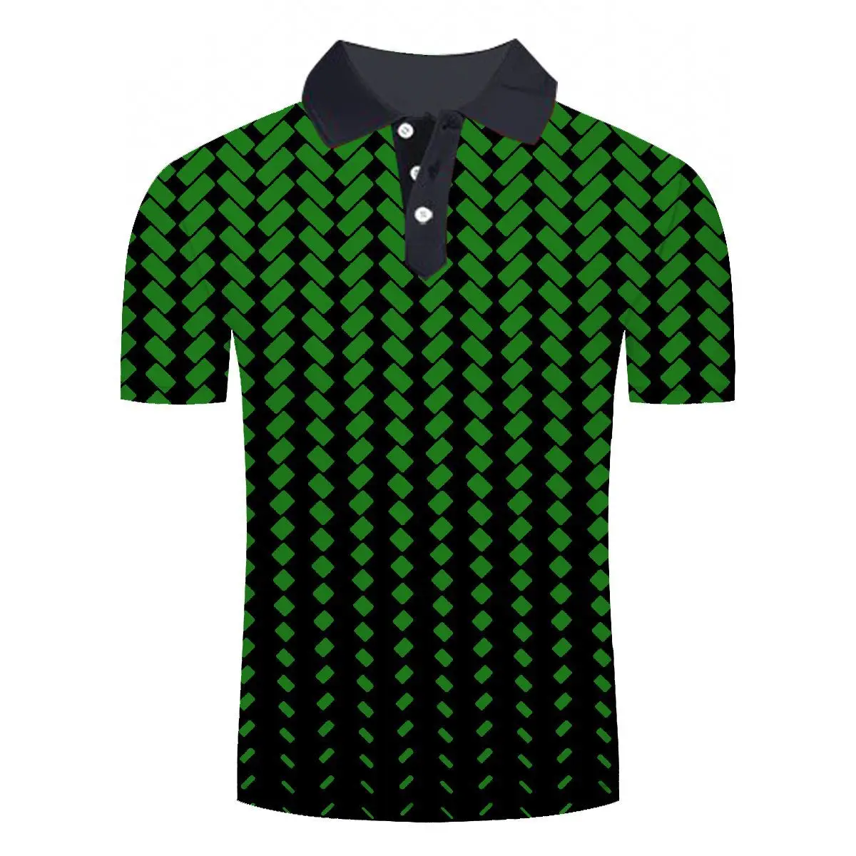 Мужская рубашка поло размера плюс XXS-6XL,, высокое качество, мужская рубашка с коротким рукавом, 3D рисунок в клетку, брендовые летние мужские рубашки поло
