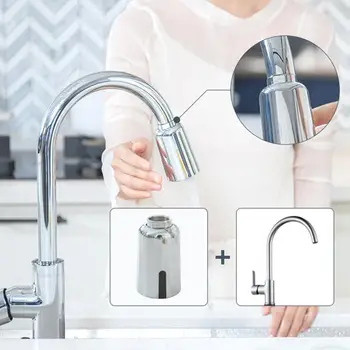 

Kitchen Water Saving Smart Sensor Faucet Mouth Automatic Sensor Faucet Double Sensor Faucet Infrared Sensor Water Saving Device