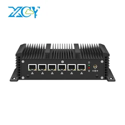 XCY Pare Feu Mini pc Intel Celeron J1900 6x Gigabit Ethernet WAN/LAN RS232 HDMI 4xusb Routeur D'entreprise Pour Pfsense 