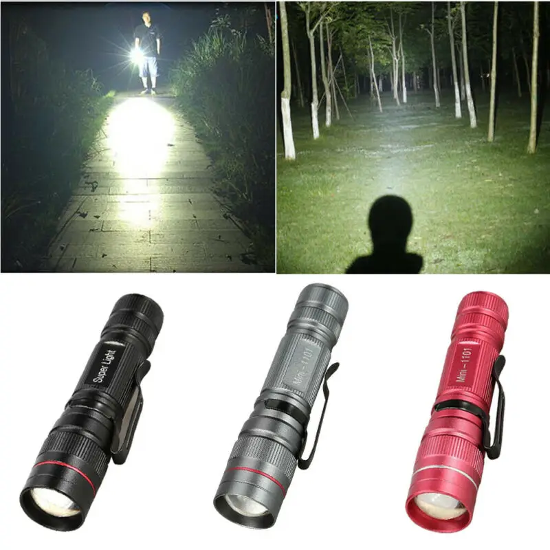 

LED Tactical Flashlight Military Grade Torch Small Super Bright Handheld Light