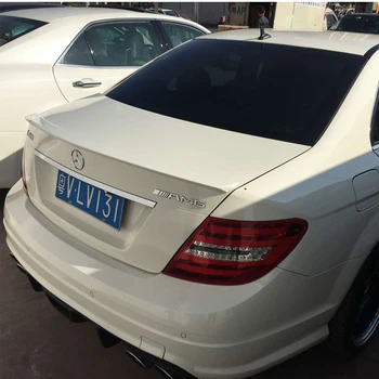 

For Benz W204 Spoiler Fiber Car Rear Wing Spoiler for Benz W204 C180 C200 C260 C280 C300 C74 Spoiler 2010-2014