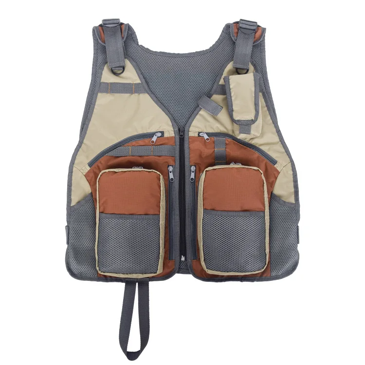 

Simple Models of Small Breathable Mesh Fishing Angling Vest Photography Volunteer Waistcoat