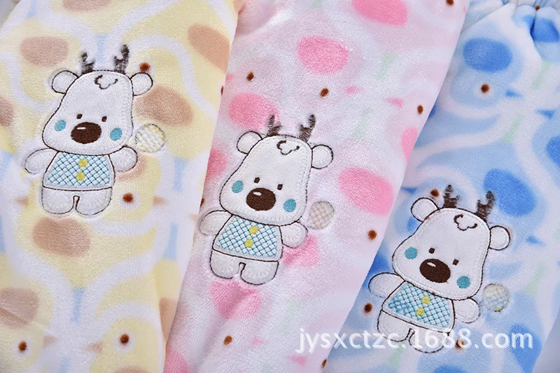 Брюки с хлопковой подкладкой для младенцев; зимние плотные фланелевые Хлопковые Штаны с подкладкой для новорожденных; теплые хлопковые брюки