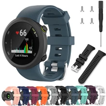 Силиконовый спортивный ремешок для Garmin Forerunner 45 45S сменный Браслет из мягкой резины с отверткой