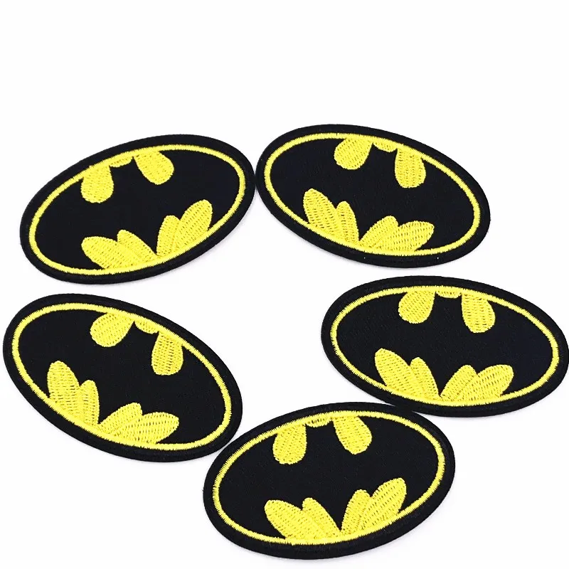 10 шт. наклейки с Бэтменом для одежды сумки значки на обувь парчи эмотивом