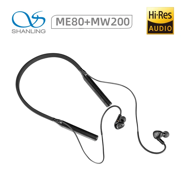 Shanling ME80 MW200 Wireless Bundle In Ear Earphone Headset Hi-Res Audio Earbuds HiFi Earphone with MMCX Connector 1
