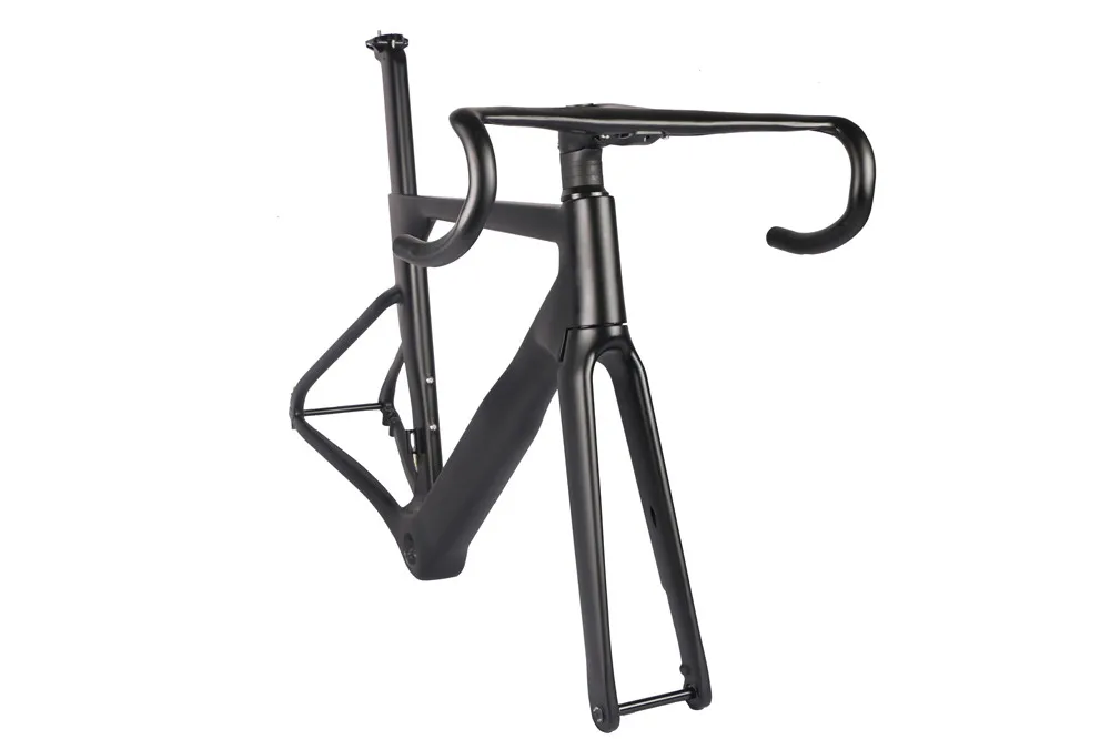 Sale 2020 Model AEROSIX Carbon Disc Road Frame disc brake bicycle frame fork seatpost with 5D carbon handlebar 5 Sale 2020 Model AEROSIX Carbon Disc Road Frame disc brake bicycle frame fork seatpost with 5D carbon handlebar 5