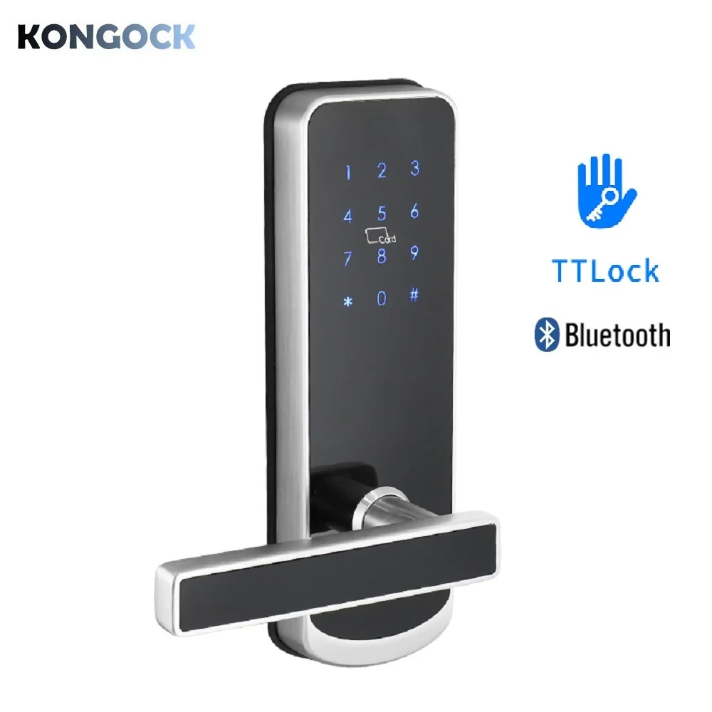 Интеллектуальный замок для квартиры с приложением TTlock и Bluetooth электронная карта