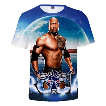 2021 Summer New WWE John Cena Summer T-shirt Kids Women 3D Effect Men T-shirt Street Clothing Dray Anderson Johnson Anime 2