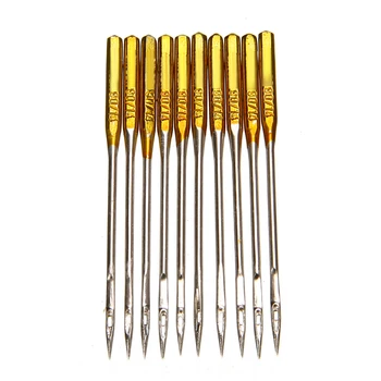 

50pcs Sewing Machine Needles 90/14 No.14 Golden Steel Needle for Singer Durable Household Stitching Accessories