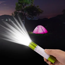 Mini lampe de poche Portable à LED, rechargeable par USB, torche multifonction, Zoomable, pour randonnée en plein air, Camping, urgence