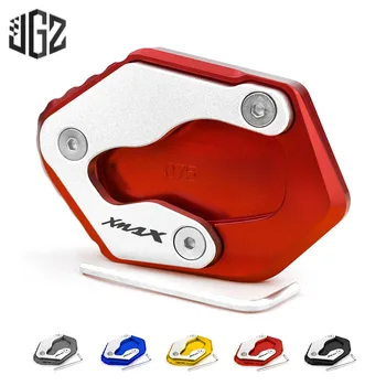 

Motorcycle Side Stand Enlarger CNC Kickstand Enlarge Plate Extension Foot Pad for YAMAHA XMAX 125 250 300 2017 2018 2019 Parts