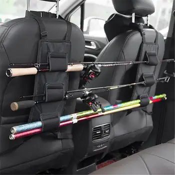 

Car Organizer Portable Fishing Rod Holder Universal Car Styling Backseat Fishing Rod Fixing Storage Holder Set Car Accessories