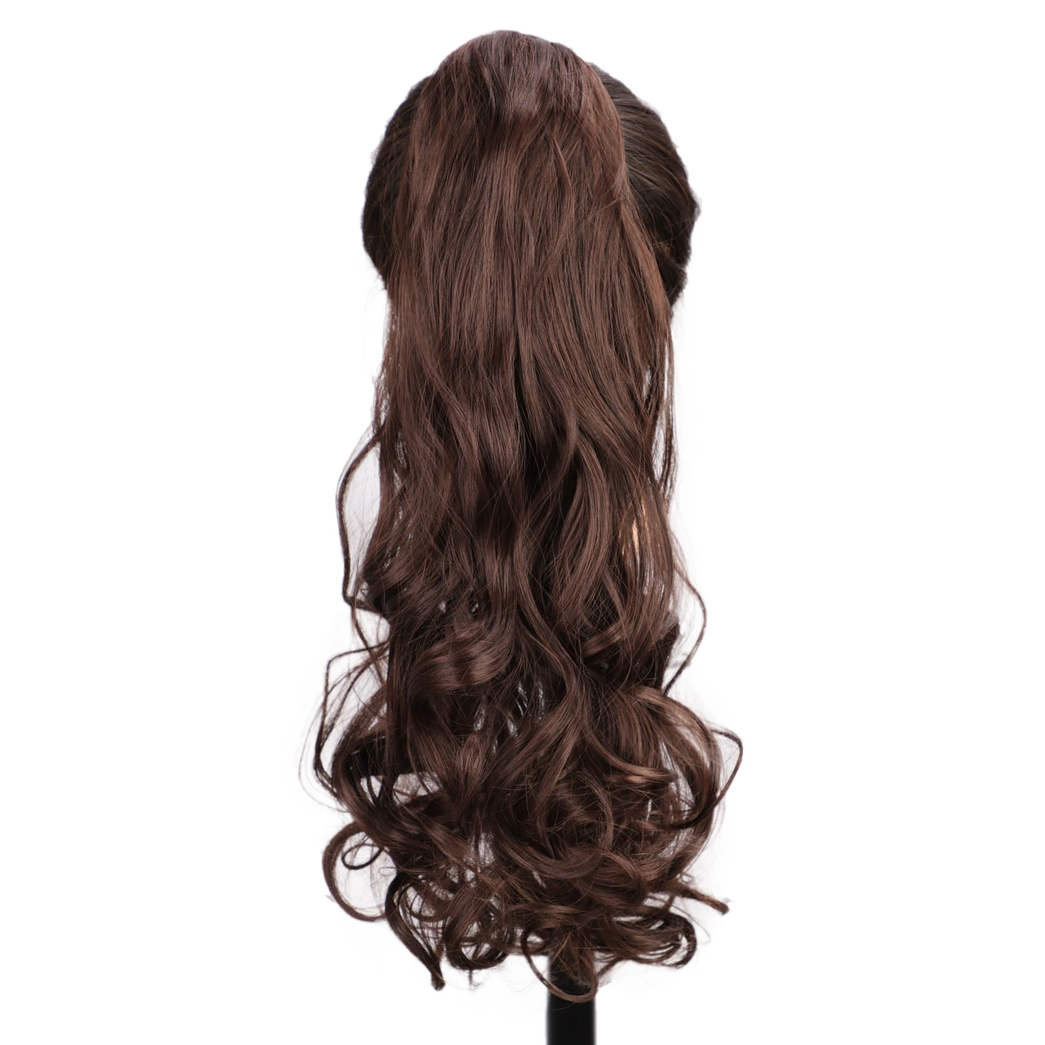 Aisi Queens, длинные волнистые волосы, синтетический конский хвост, волосы, конский хвост шиньон, заколки для наращивания, накладные волосы на заколках - Цвет: 2-33
