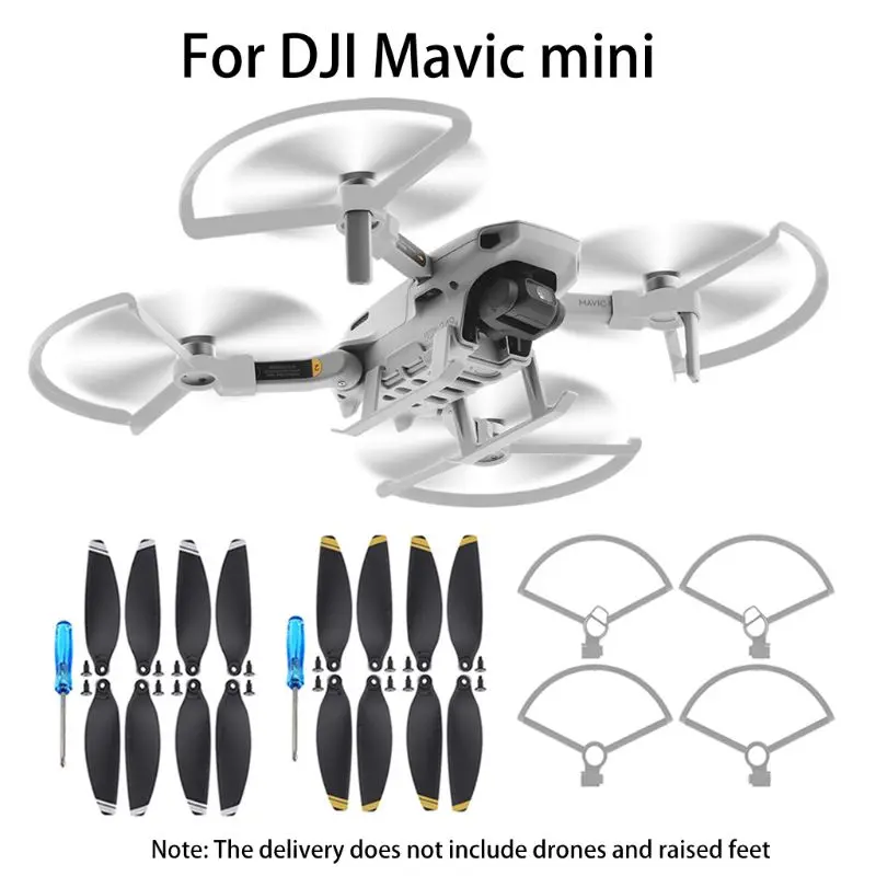 Buy FLY 1Set Propeller Protector Replacement Blade Props Protective Ring for DJI Mavic Mini Drone Accessories 