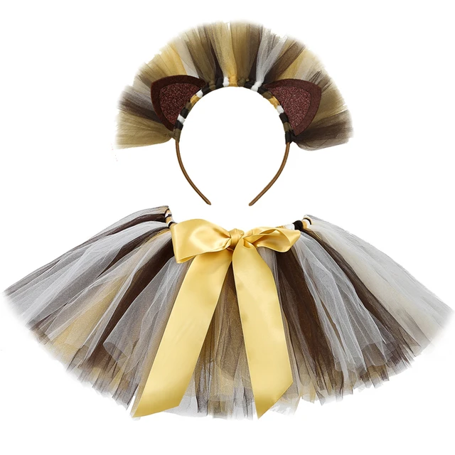 Animal Lion Girl Tutu Skirt for Kids for Toddlers Christmas Costume Fluffy Tutus Children Tulle Skirt