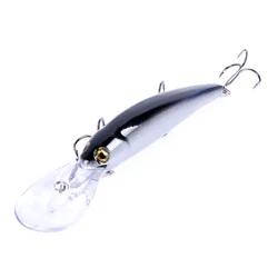 Deep Diving Minnow Wobbler Lure - Premium Fishing Bait for Bass, Pike, Walleye, and Perch (5)