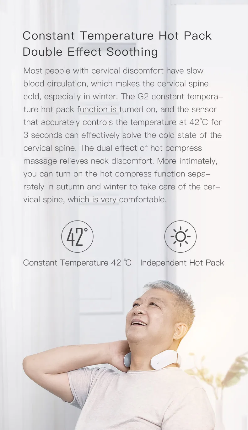 Xiaomi Massager Jeeback G2 Neck Massager Electric