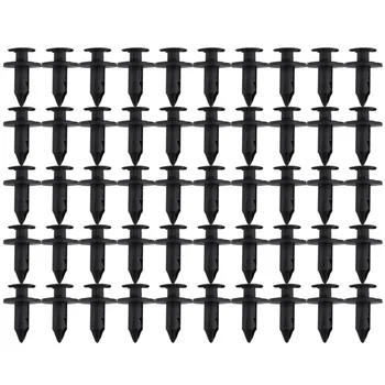 

50pcs 8mm ATV Motorcycle Accessories Nylon Fairing Trim Panel Fasteners Clip Rivets For Honda for