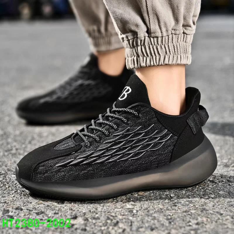 men's casual breathable flyknit sneakers