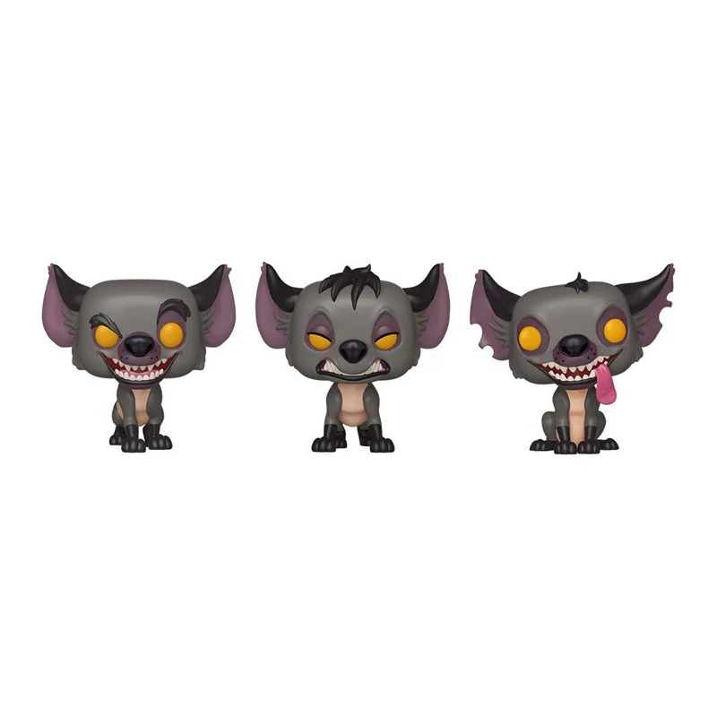 Фигурки короля льва 3-Pack популярная Ограниченная серия Hyenas Banzai Shenzi Ed фигурки льва королевские игрушки модель куклы для детей - Цвет: No box