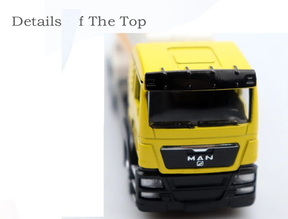 1:32 Diecast Toy Car Engineering Toy Truck High Simulation Toy Car Cement Truck Body Can Be Rotated Toy Car For Children's Gift