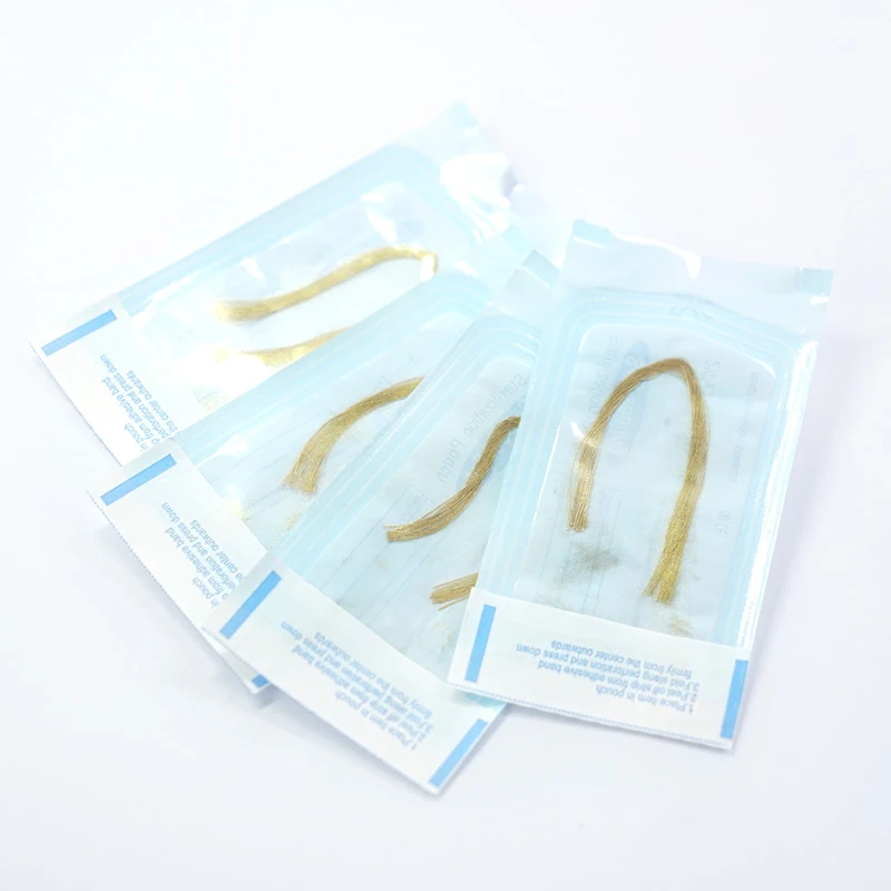 50Bags 12 Lines Gold Carved Protein Line Enhances Facial Firming And Improves Relaxation And Fades Fine Lines Crow's Feet
