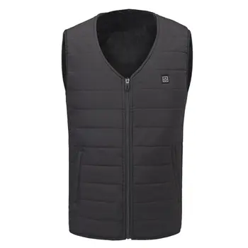 

1806 intelligent constant temperature heating nine zone warm vest USB interface carbon fiber heating Winter for men
