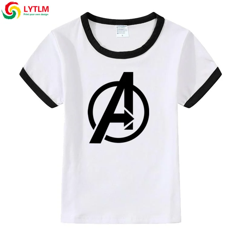 Футболка LYTLM Marvel белая футболка с героями мультфильмов для девочек Футболка с Мстителями летняя одежда для маленьких мальчиков пляжные футболки для мальчиков 12 лет