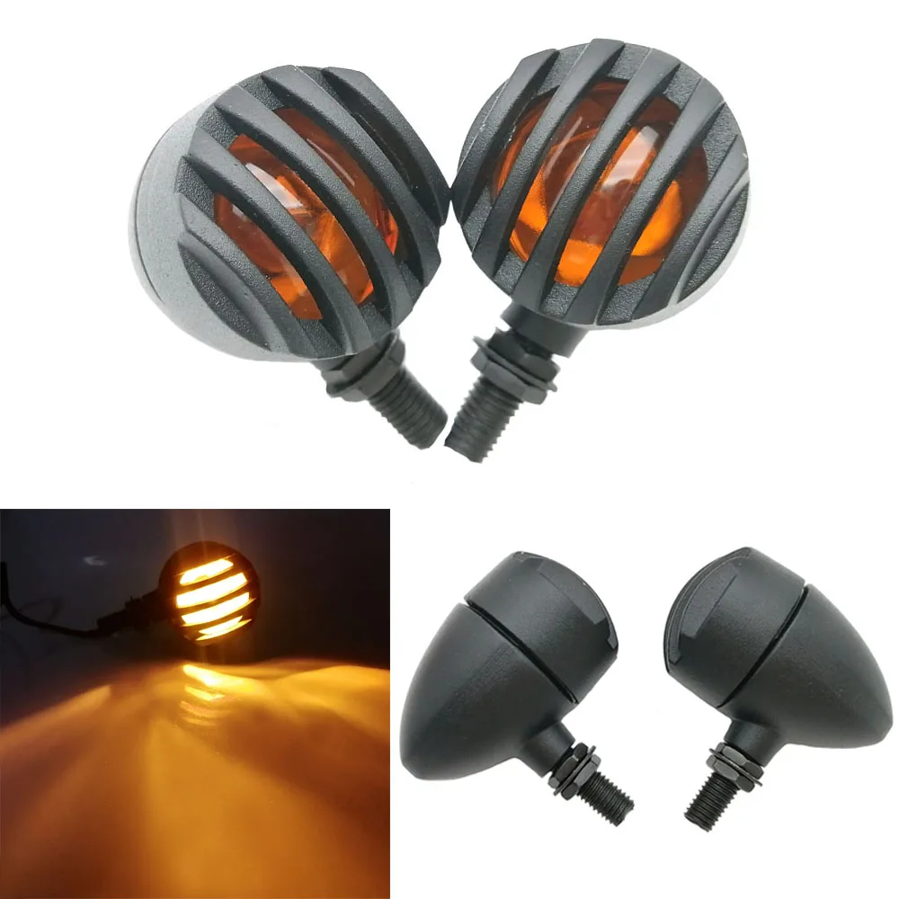 10Mm Moto Mini Led Indicatore Di Direzione Proiettile Moto Lampeggiante Clignotant Moto Led 12V Adatto Per Kawasaki Suzuki Yamaha