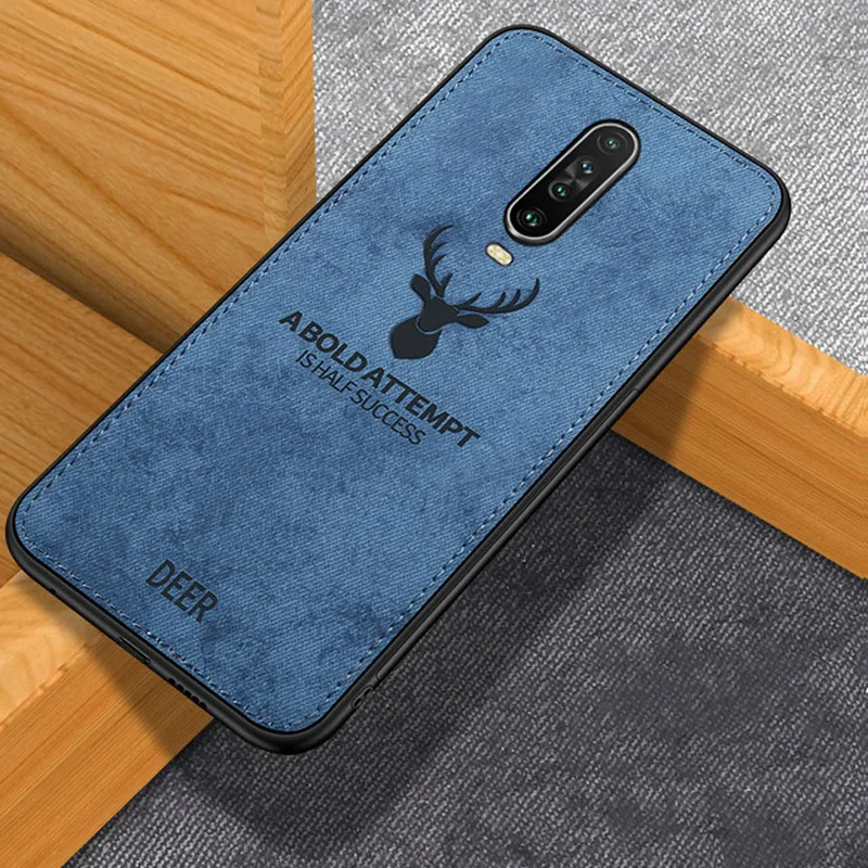Чехол для телефона POCO X2 тканевый чехол с изображением животных мягкая рамка