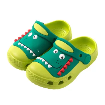 Zapatos de playa para niños, zapatillas de dinosaurio para niños de 1 a 9 años, sandalias para niñas pequeñas, zapatos de unicornio para niños, sandalias para niñas 1