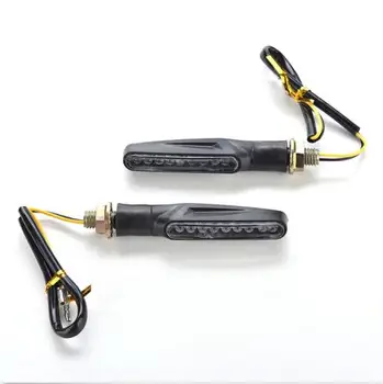 

1pcs 12 LED Motorcycle Turn Signal Lights Bendable Flashing Motorbike Indicator Blinker Moto Tail Lights Signal Lamp