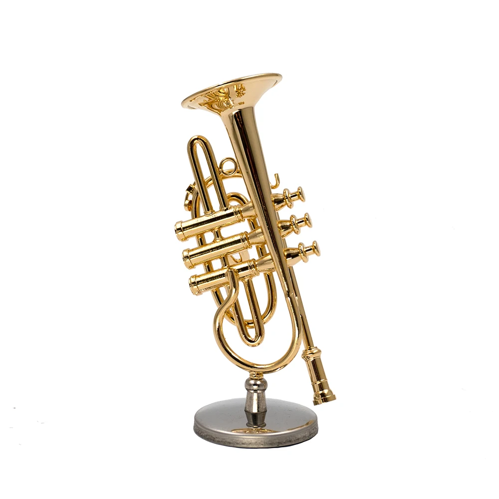Miniatur Kornet 8.5cm Mini Dekoration Musikinstrument