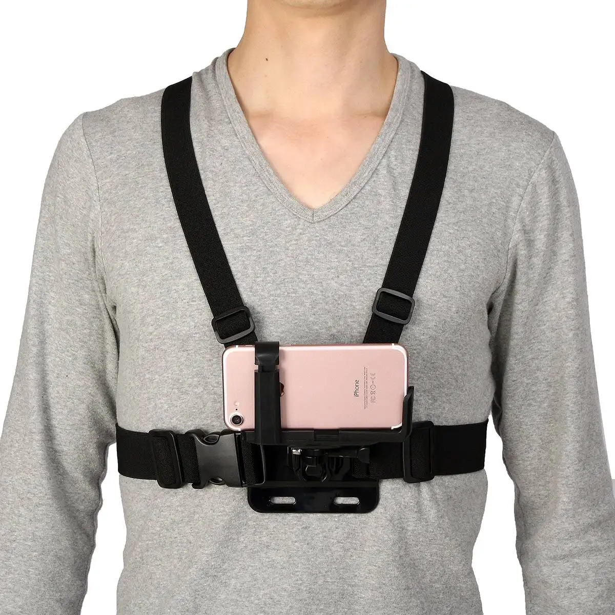 Chest Harness Mount Phone Holder With Cell Phone Clip for Samsung for