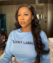 Peluca Frontal de encaje para mujeres negras, cabello humano brasileño con onda de encaje Frontal de 13x4 de 30 pulgadas con cierre de onda de encaje, 360