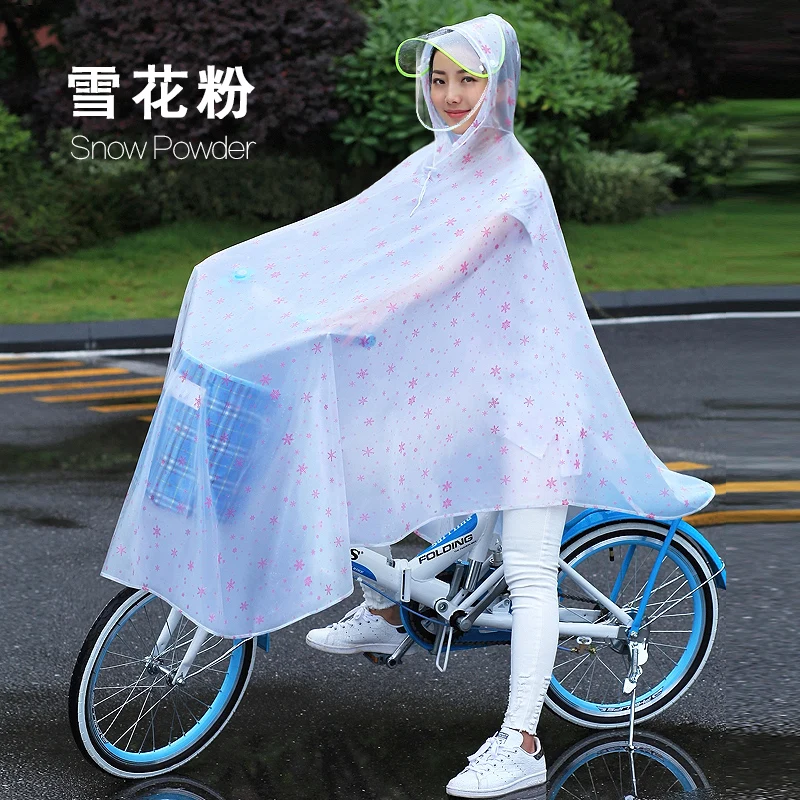 Женский плащ-дождевик, водонепроницаемая прозрачная велосипедная пластиковая дождевик для взрослых, Стильный плащ Regenjas Dames, дождевик GG50yy - Цвет: 4
