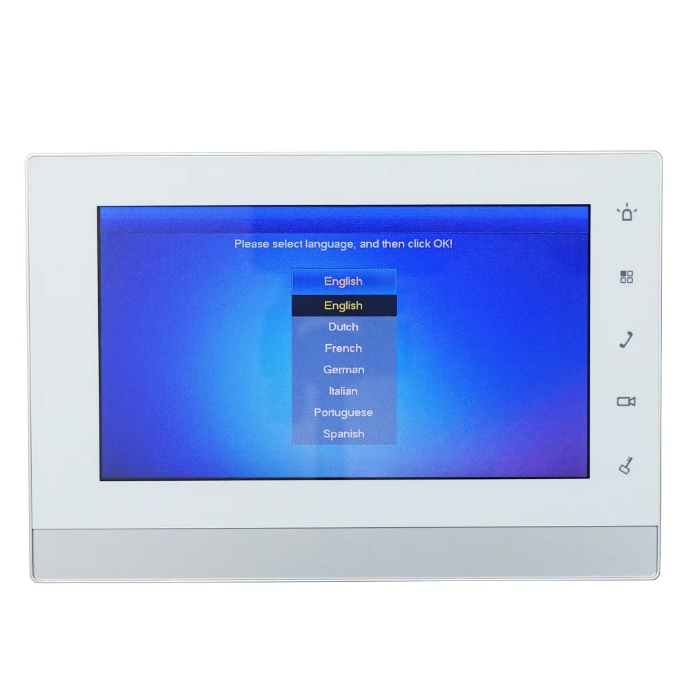 DH logo Multi-Language Video intercom KIT Include VTO2000A & VTH1550CH & PoE adapter,SIP firmware version