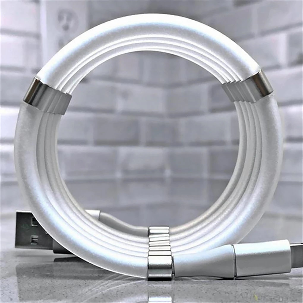 Магнитный кабель для хранения 1 м портативный Micro USB передачи данных легко хранить